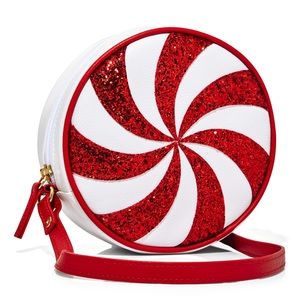 NWT Bath and Body Works Peppermint crossbody Cosmetic Bag